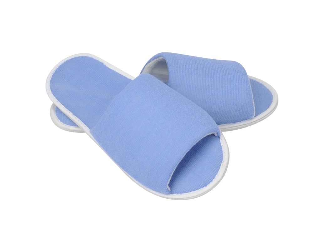 Hotel Terry Open Toe EVA OEM Logo Slipper (GH003)