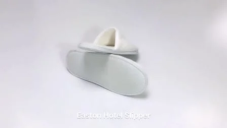 Pantofole SPA usa e getta con punta chiusa Articoli da toeletta personalizzati per hotel Pantofole sfuse