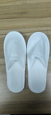 Ospiti SPA personalizzati, comode pantofole da bagno bianche aperte per quattro stagioni per articoli usa e getta dell'hotel