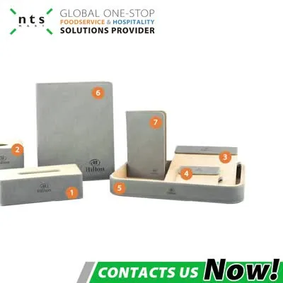 Set arredo camera d'hotel in ecopelle